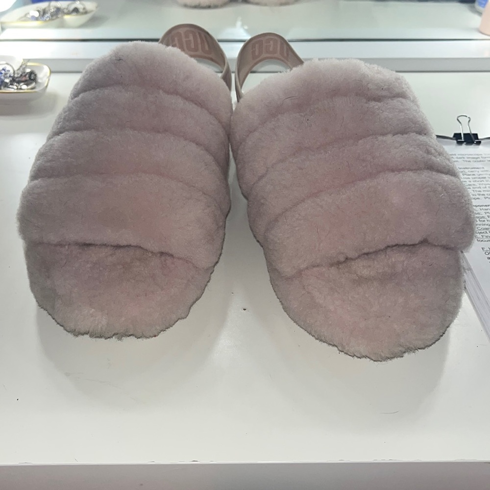 ugg slides baby pink